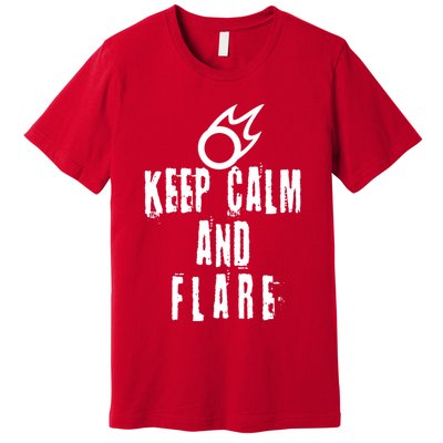 FF14 Black Mage Keep Calm And Flare Premium T-Shirt