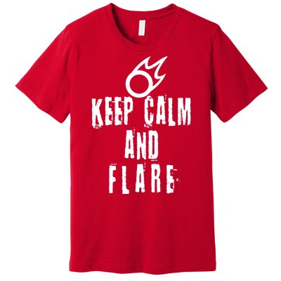 FF14 Black Mage Keep Calm And Flare Premium T-Shirt