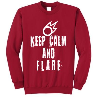 FF14 Black Mage Keep Calm And Flare Tall Sweatshirt