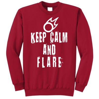 FF14 Black Mage Keep Calm And Flare Tall Sweatshirt