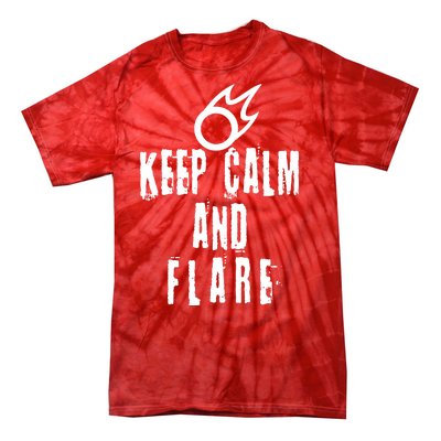 FF14 Black Mage Keep Calm And Flare Tie-Dye T-Shirt