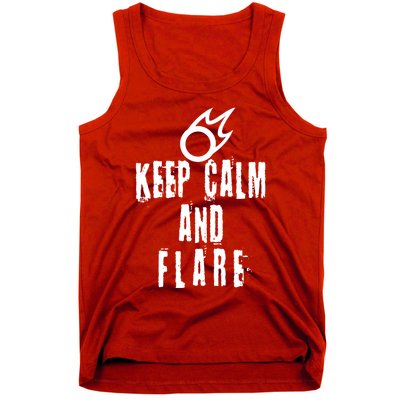 FF14 Black Mage Keep Calm And Flare Tank Top