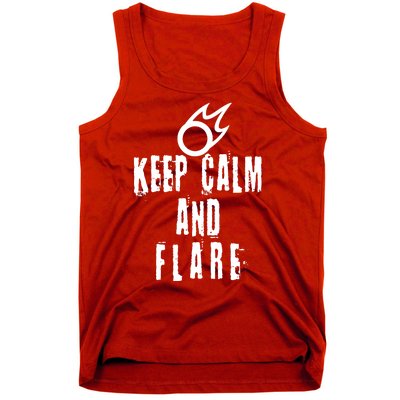 FF14 Black Mage Keep Calm And Flare Tank Top