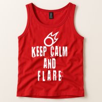 FF14 Black Mage Keep Calm And Flare Tank Top