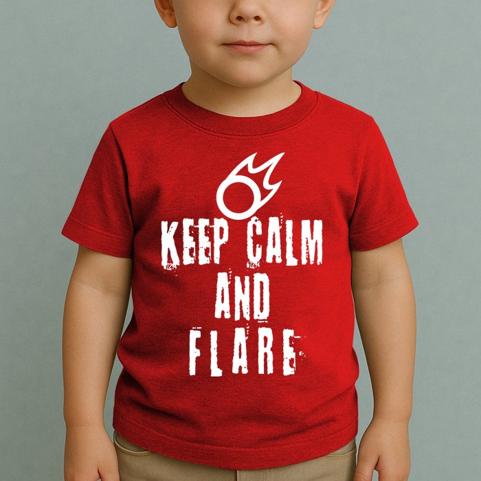 FF14 Black Mage Keep Calm And Flare Toddler T-Shirt