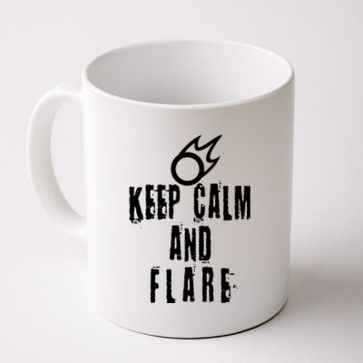 FF14 Black Mage Keep Calm And Flare Coffee Mug