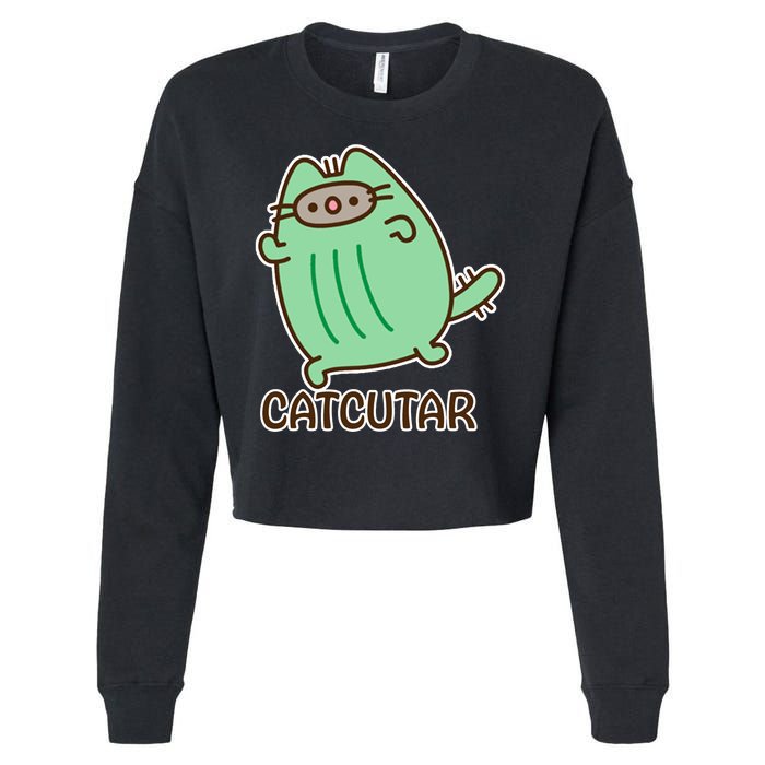 FF14 Cats Catcatar Cropped Pullover Crew