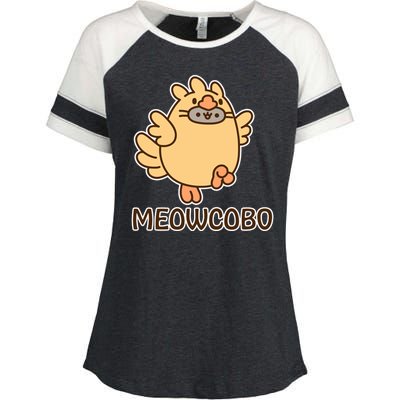 FF14 Cats Meowcobo Enza Ladies Jersey Colorblock Tee