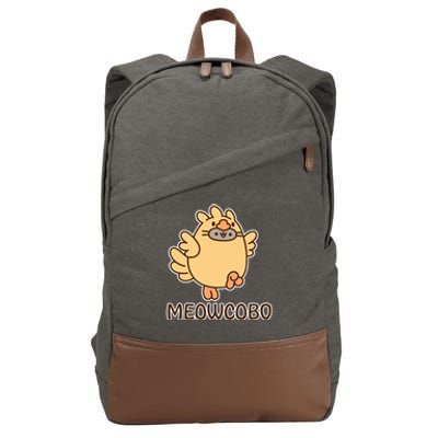 FF14 Cats Meowcobo Cotton Canvas Backpack