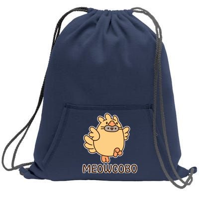 FF14 Cats Meowcobo Sweatshirt Cinch Pack Bag