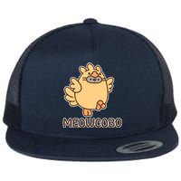 FF14 Cats Meowcobo Flat Bill Trucker Hat