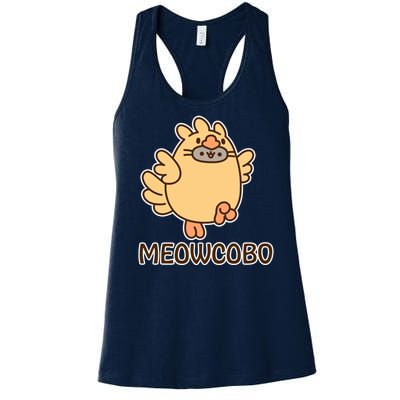 FF14 Cats Meowcobo Women's Racerback Tank