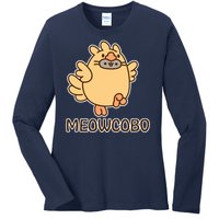 FF14 Cats Meowcobo Ladies Long Sleeve Shirt