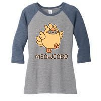 FF14 Cats Meowcobo Women's Tri-Blend 3/4-Sleeve Raglan Shirt