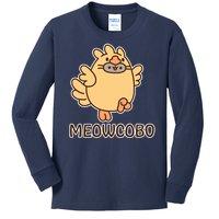 FF14 Cats Meowcobo Kids Long Sleeve Shirt