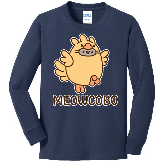 FF14 Cats Meowcobo Kids Long Sleeve Shirt