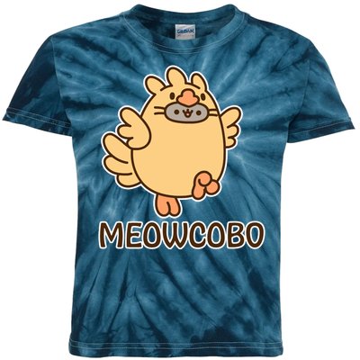 FF14 Cats Meowcobo Kids Tie-Dye T-Shirt