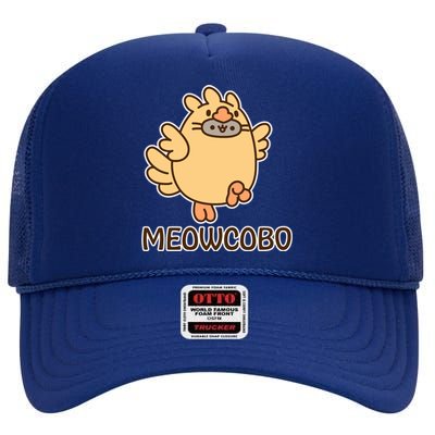 FF14 Cats Meowcobo High Crown Mesh Back Trucker Hat