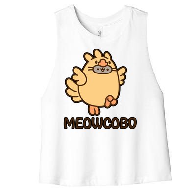 FF14 Cats Meowcobo Women's Racerback Cropped Tank