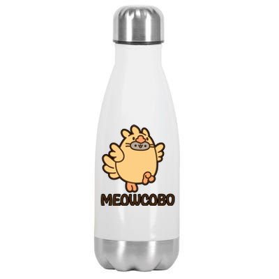 FF14 Cats Meowcobo Stainless Steel Insulated Water Bottle