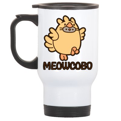 FF14 Cats Meowcobo Stainless Steel Travel Mug