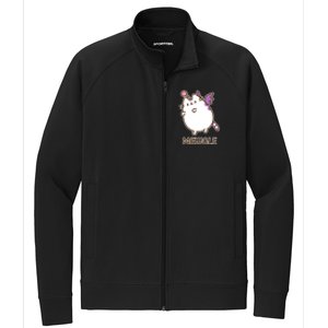 FF14 Cats Mewgle Stretch Full-Zip Cadet Jacket