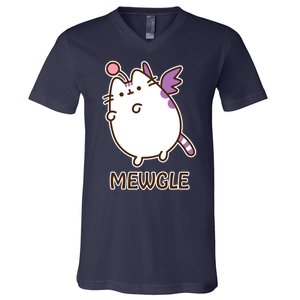 FF14 Cats Mewgle V-Neck T-Shirt