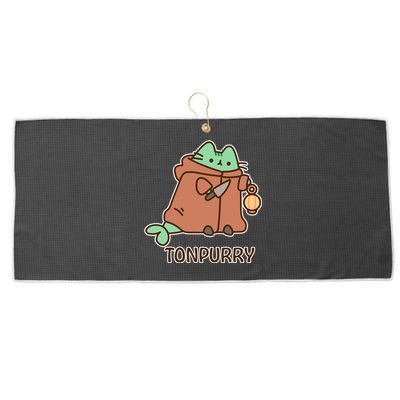 FF14 Cats Tonpurry Large Microfiber Waffle Golf Towel