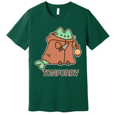 FF14 Cats Tonpurry Premium T-Shirt