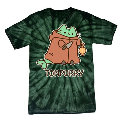 FF14 Cats Tonpurry Tie-Dye T-Shirt