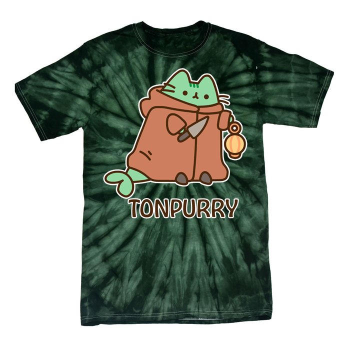 FF14 Cats Tonpurry Tie-Dye T-Shirt