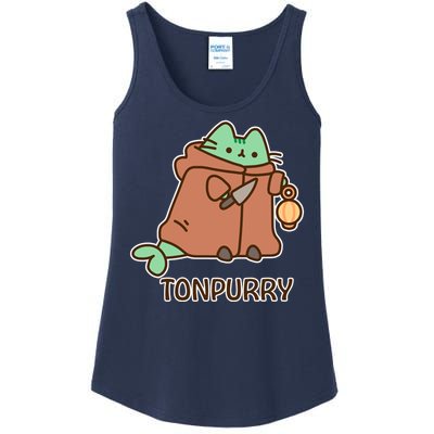 FF14 Cats Tonpurry Ladies Essential Tank