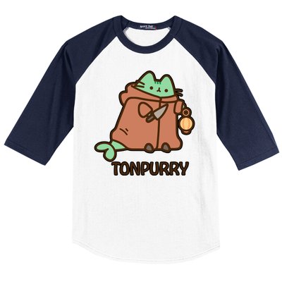 FF14 Cats Tonpurry Baseball Sleeve Shirt