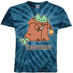 FF14 Cats Tonpurry Kids Tie-Dye T-Shirt