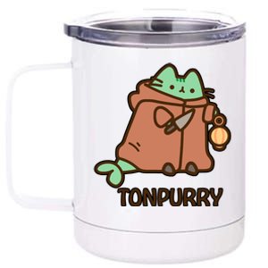 FF14 Cats Tonpurry 12 oz Stainless Steel Tumbler Cup