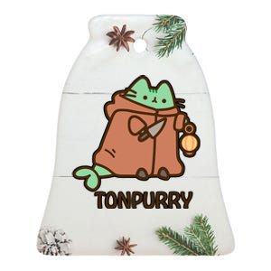 FF14 Cats Tonpurry Ceramic Bell Ornament