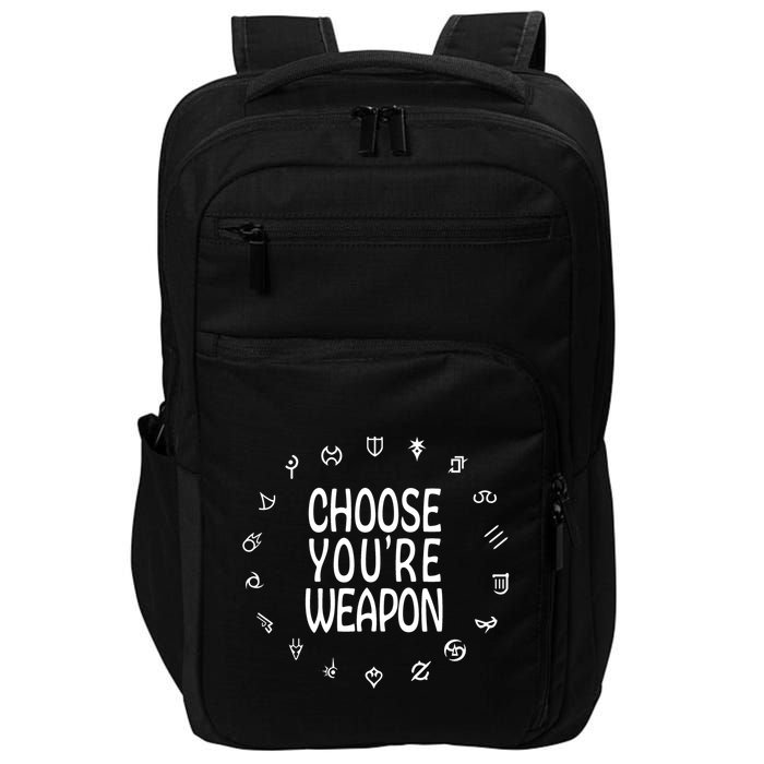 FF14 Class Icons Choose Your Weapons Impact Tech Backpack