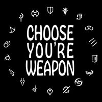 FF14 Class Icons Choose Your Weapons 7-Panel Snapback Hat