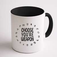 FF14 Class Icons Choose Your Weapons Mug
