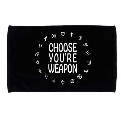 FF14 Class Icons Choose Your Weapons Microfiber Hand Towel