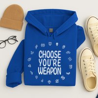 FF14 Class Icons Choose Your Weapons Hoodie