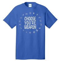 FF14 Class Icons Choose Your Weapons Tall T-Shirt