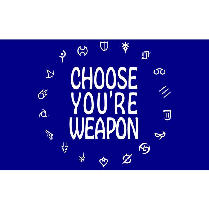 FF14 Class Icons Choose Your Weapons Bumper Sticker