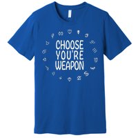 FF14 Class Icons Choose Your Weapons Premium T-Shirt