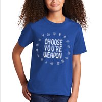 FF14 Class Icons Choose Your Weapons Kids T-Shirt