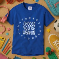 FF14 Class Icons Choose Your Weapons Kids T-Shirt