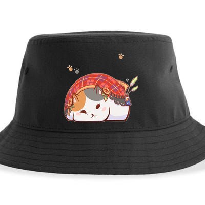 FF14 Fat Lazy Cat Sustainable Bucket Hat