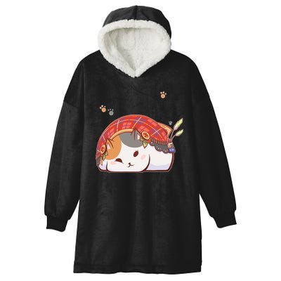 FF14 Fat Lazy Cat Hooded Wearable Blanket