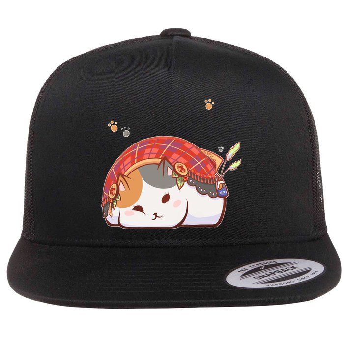 FF14 Fat Lazy Cat Flatbill Hat