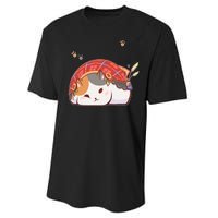 FF14 Fat Lazy Cat Performance Sprint T-Shirt